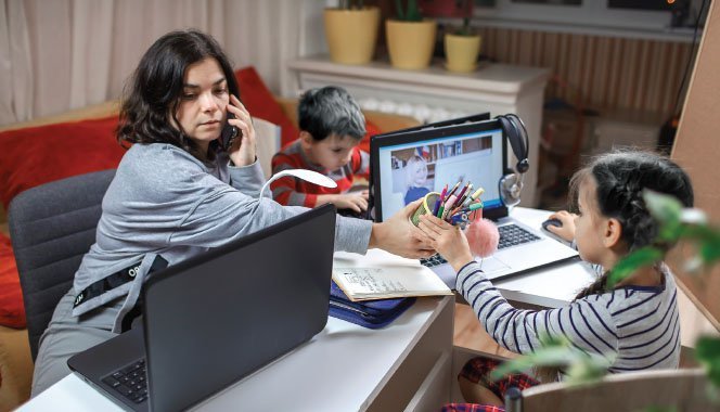 Managing Online Classes And Work-from-home: Less Stress And More Connection