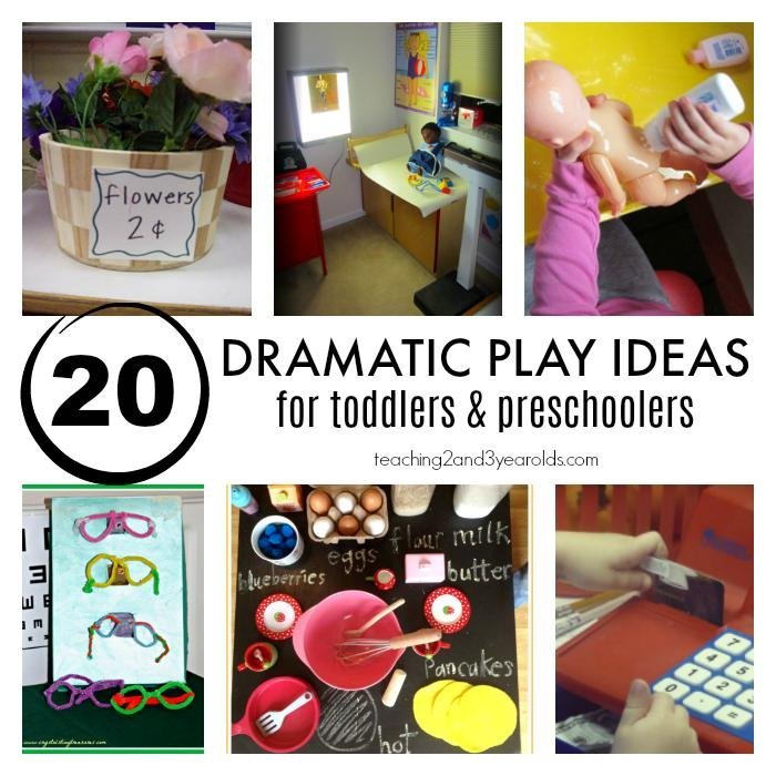 Dramatic Play Ideas for Toddlers and Preschoolers
