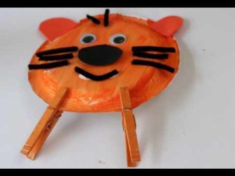 Preschool Paperplate Art - Tiger
