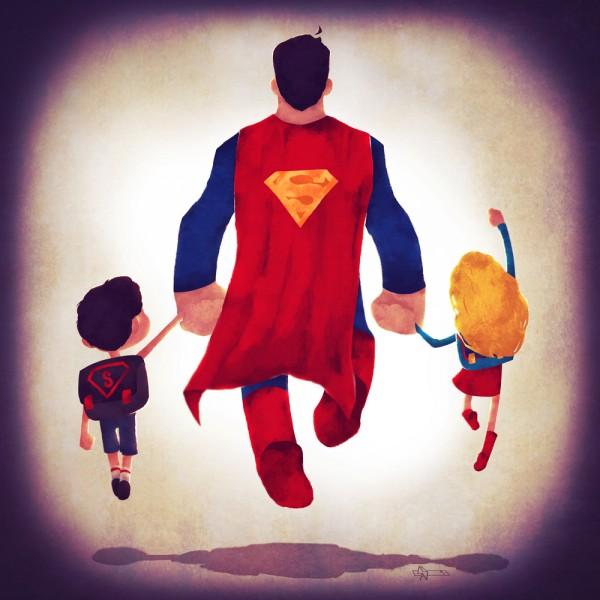 Parents are superheroes