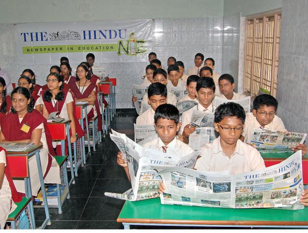 Inculcating the habit of reading newspapers