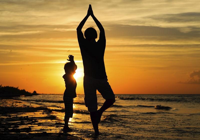 Salutations to the sun - Surya Namaskar