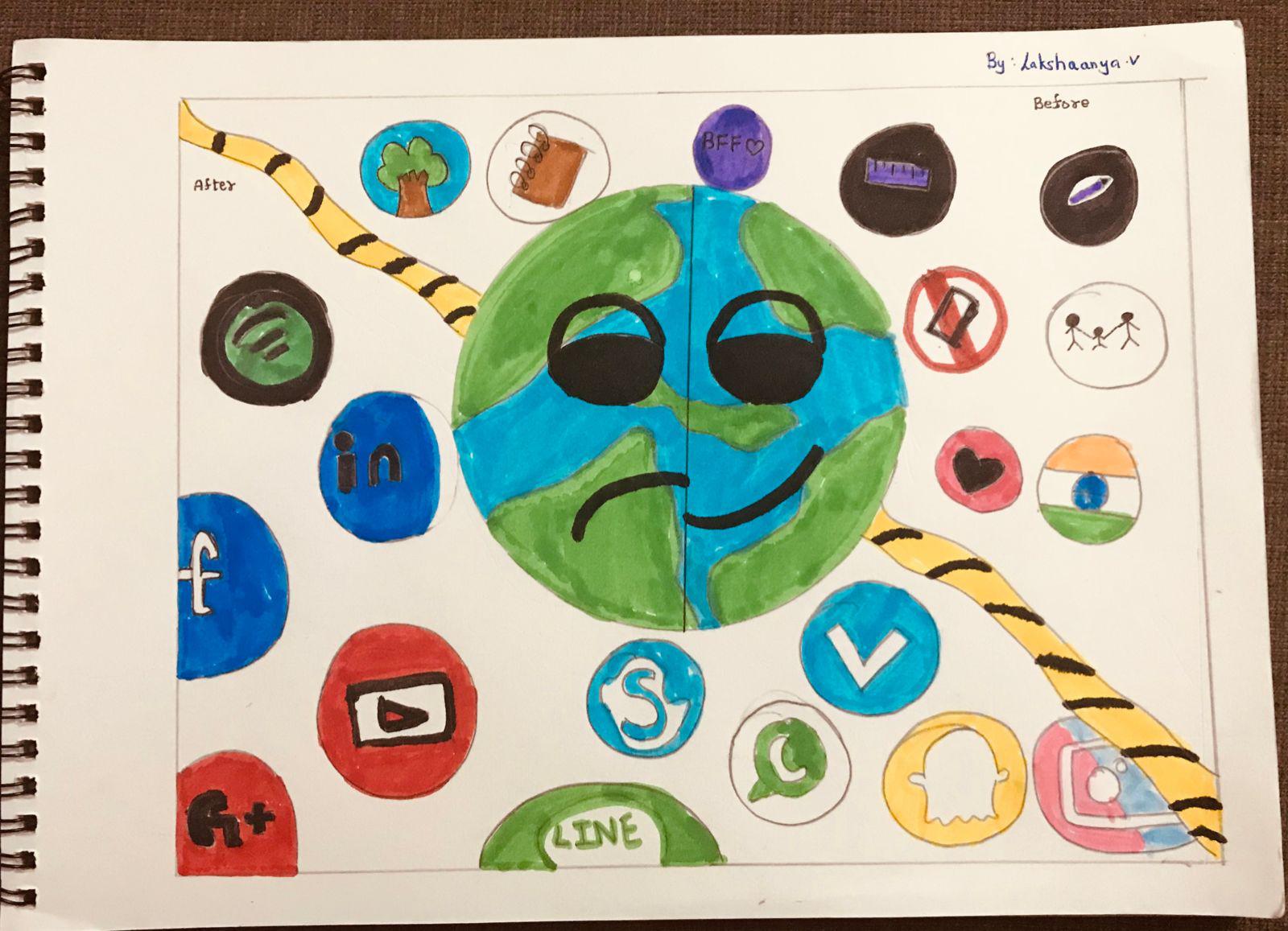 My Life Without Gadgets Art Contest for Middle School Children and ...