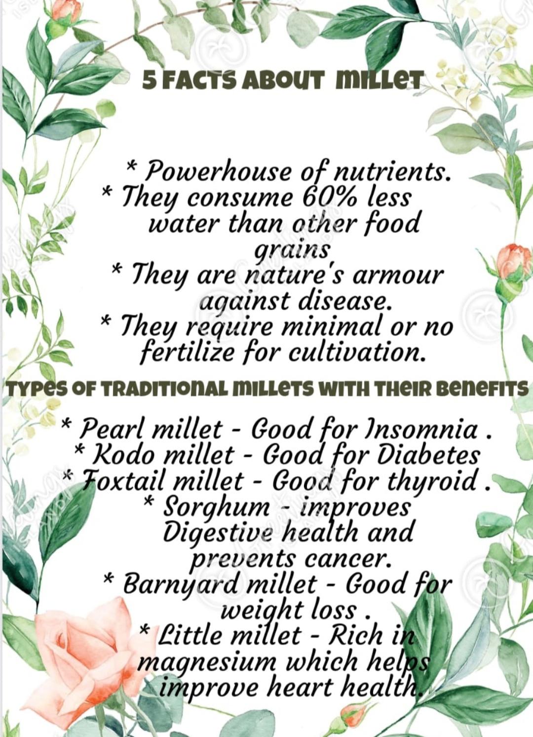 History and facts of Millets