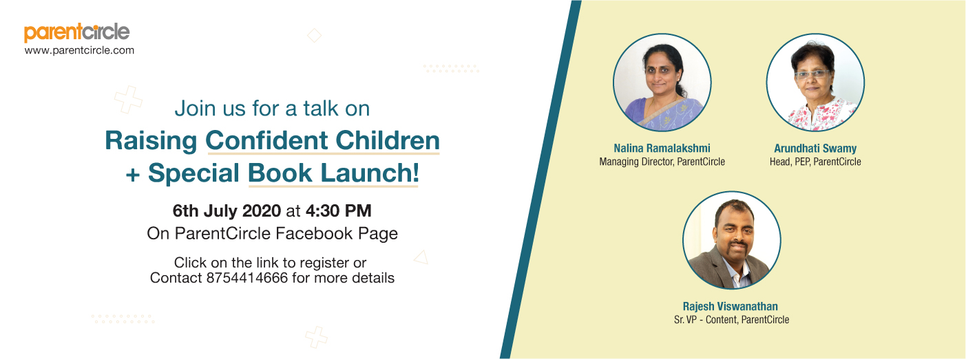 Exclusive talk on Raising Confident Children + Special Book Launch!