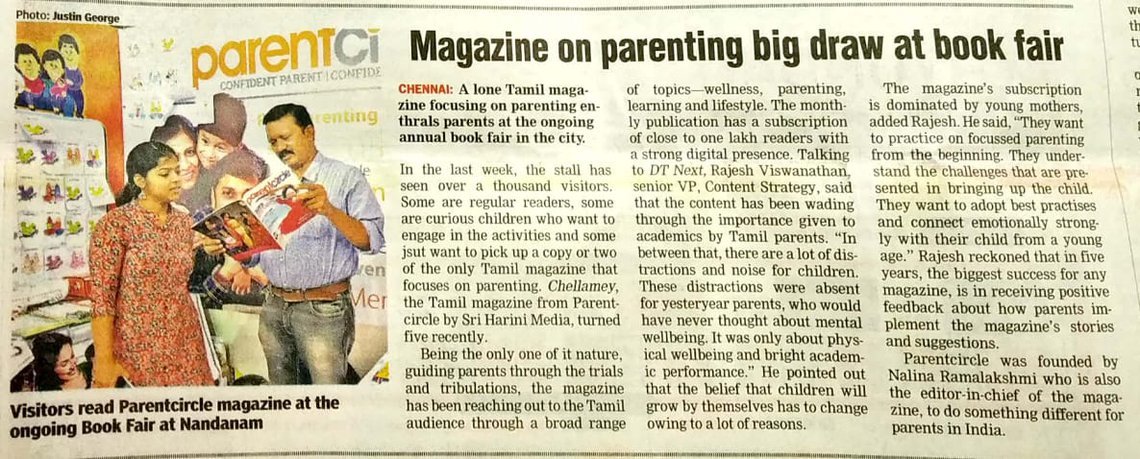 ParentCircle At The Chennai Book Fair 2020