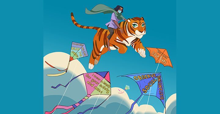 India's First Female Superhero Asks Children To Be Strong To Fight COVID-19