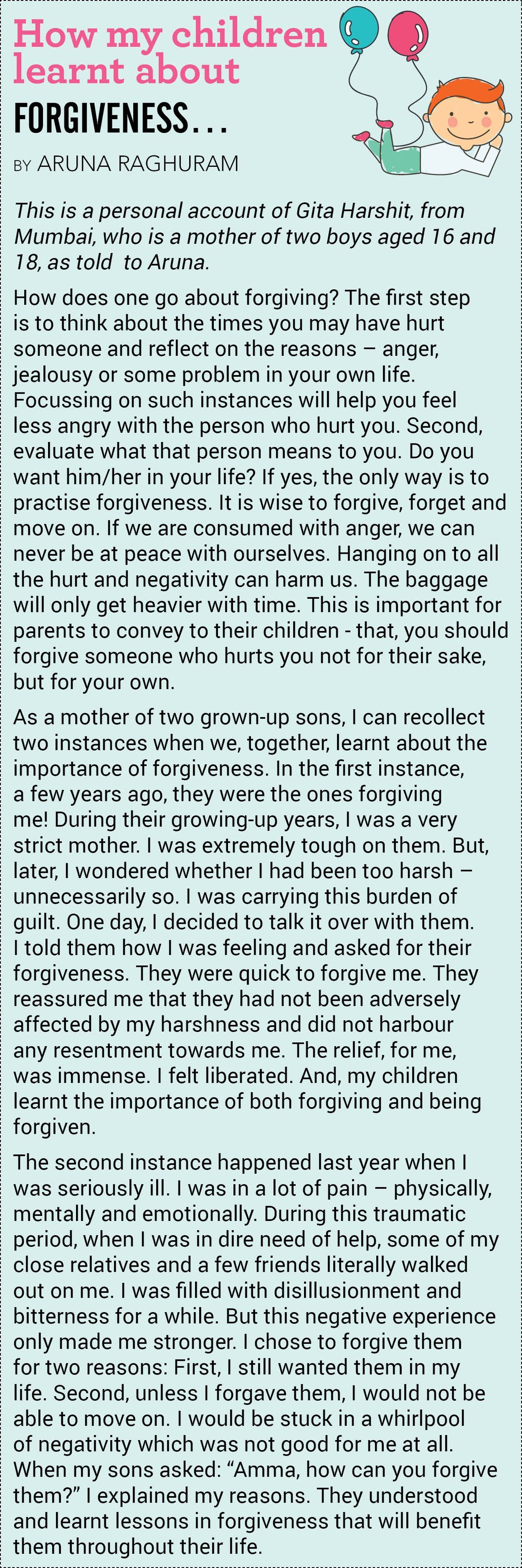 The Art of Forgiveness