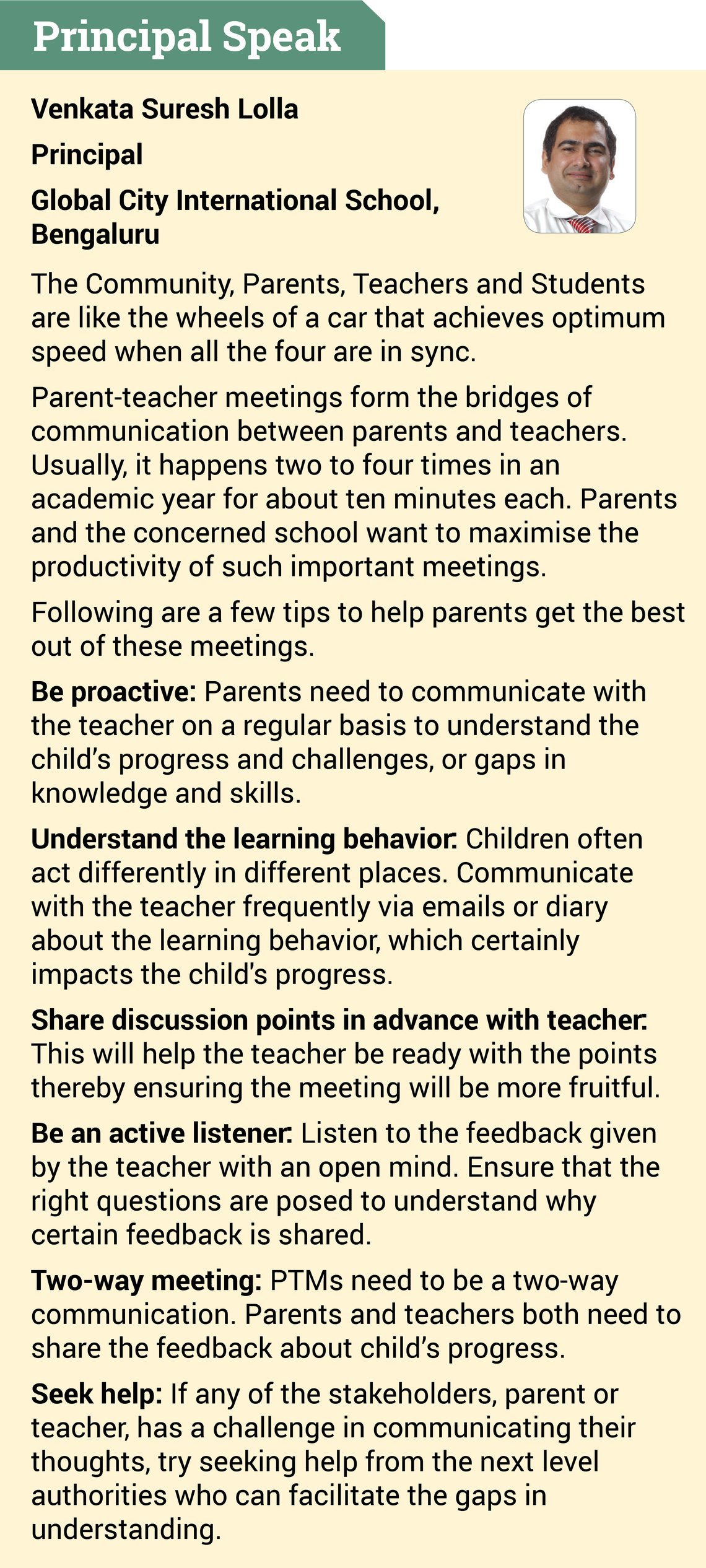 Preparing For Parent-Teacher Meets
