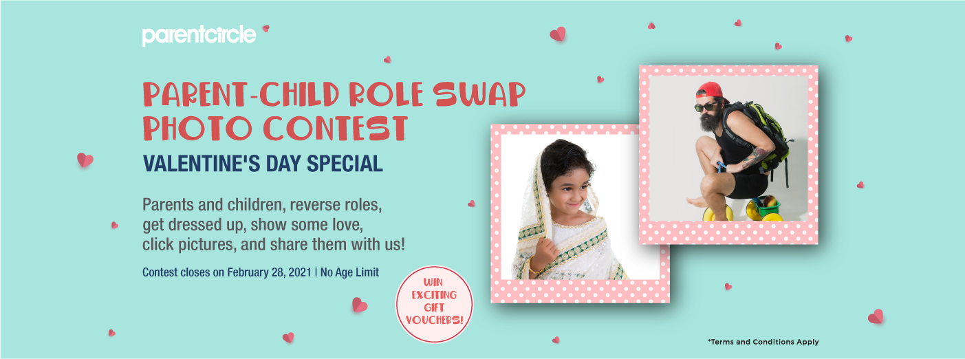 CONTEST ALERT! Valentine's Day Special | Parent-Child Role Swap Photo Contest