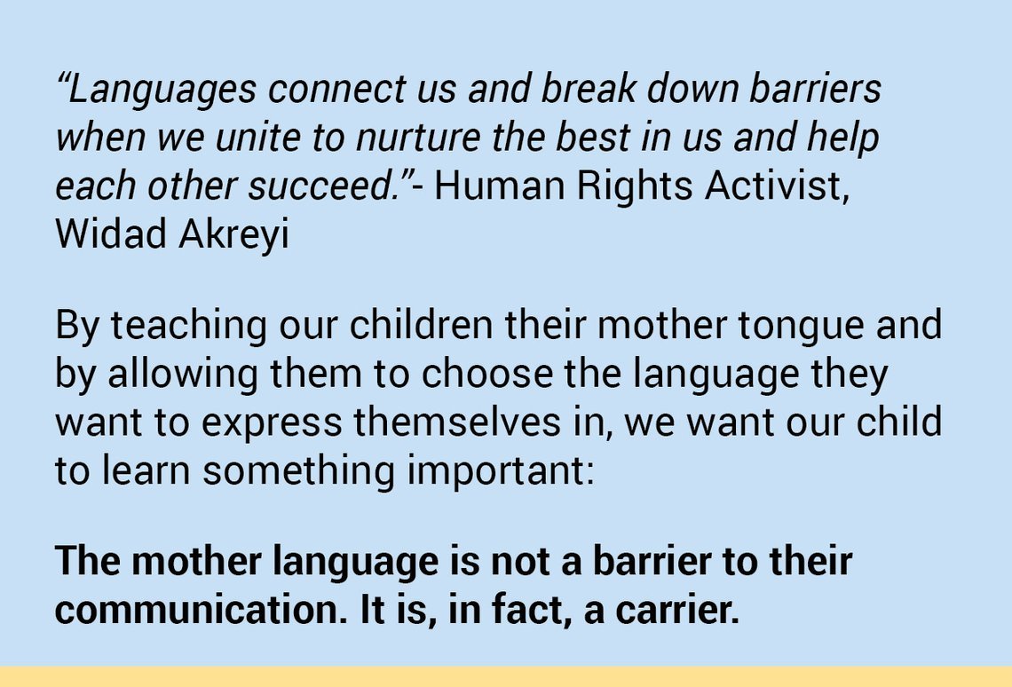 Why It's Important For Your Child To Learn The Mother Tongue