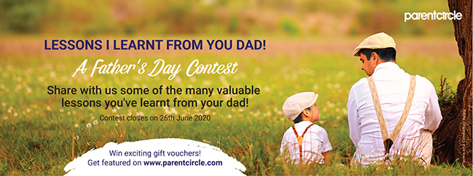CONTEST ALERT 14 - Lessons I learnt from you Dad! - A Father's Day Contest