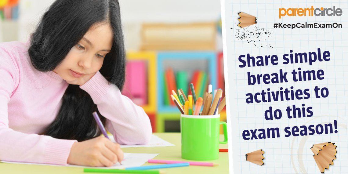 Share simple break time activities to do this exam season!