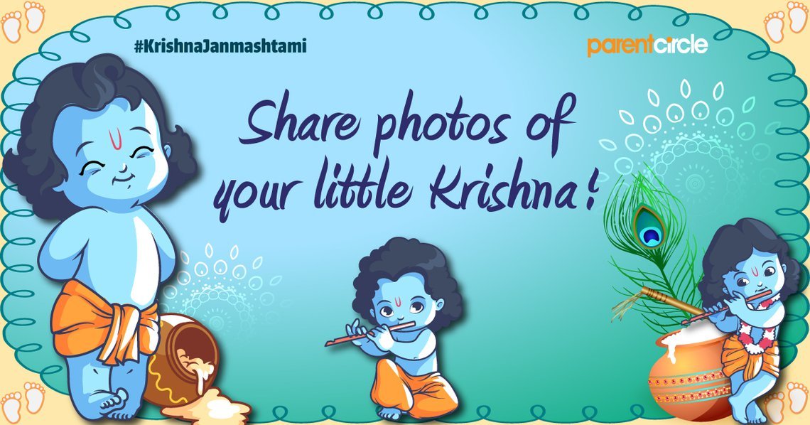 #KrishnaJanmashtami: Share photos of your little Krishna!
