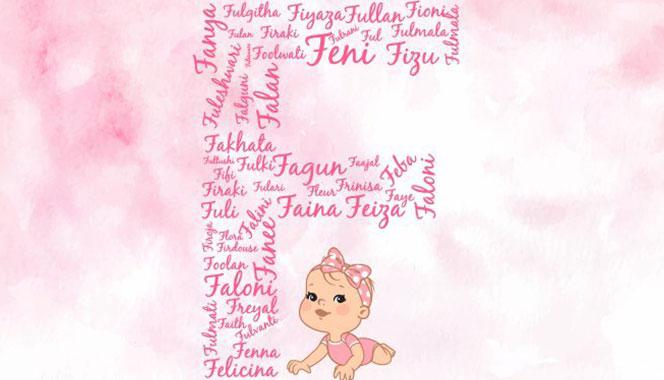 Baby girl names starting with F
