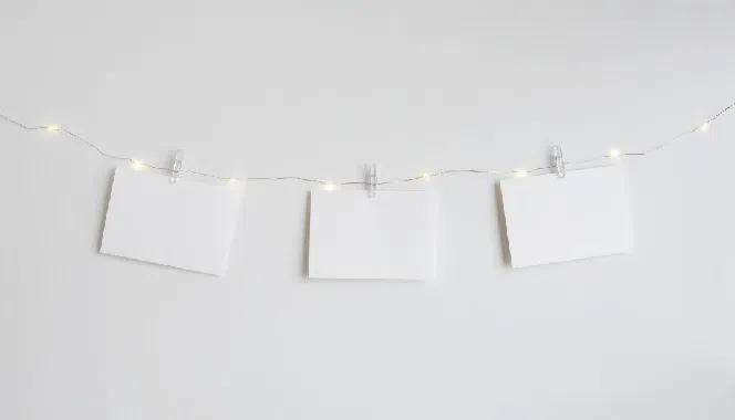 LED photo clip string lights gift for teens