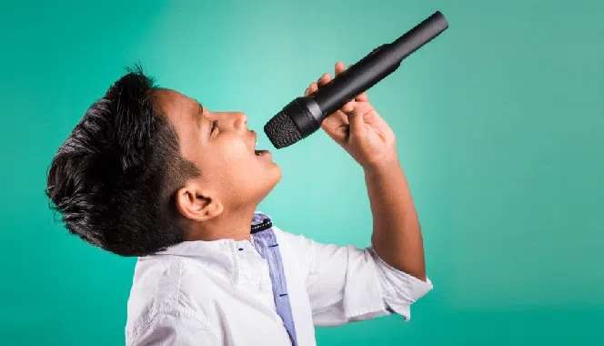 Karaoke hour for preschoolers