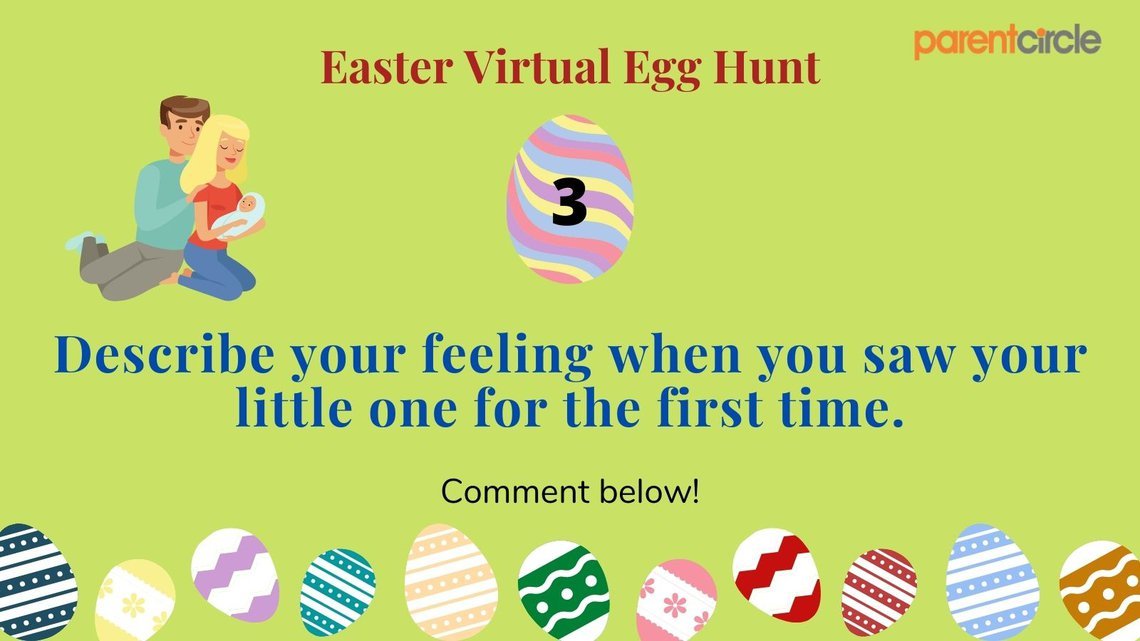 Describe your feeling when you saw your little one for the first time!