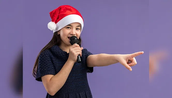 Enjoy a karaoke night with family