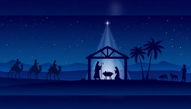 Make your own Christmas manger