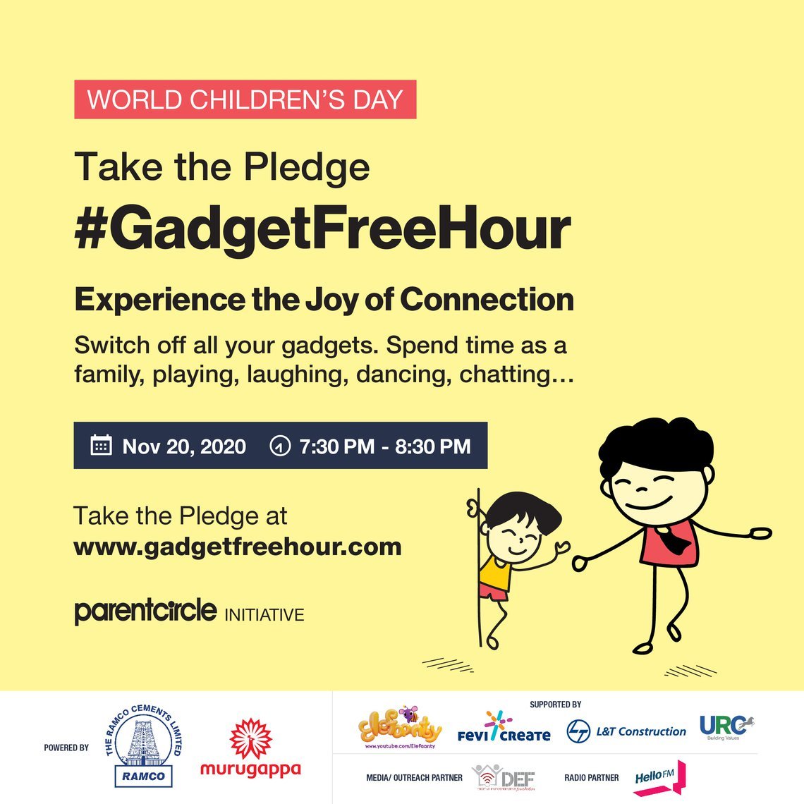 #GadgetFreeHour 2020 | Experience the Joy & Magic of Connection!