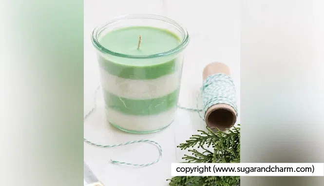How to make pine-scented candles for Christmas