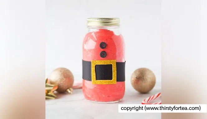 How to make santa slime for Christmas