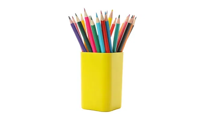 Gift a DIY crayon holder to kids on children's day