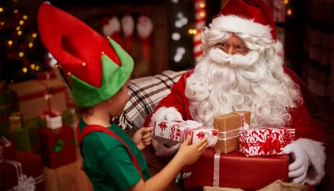 Santa Claus with Child