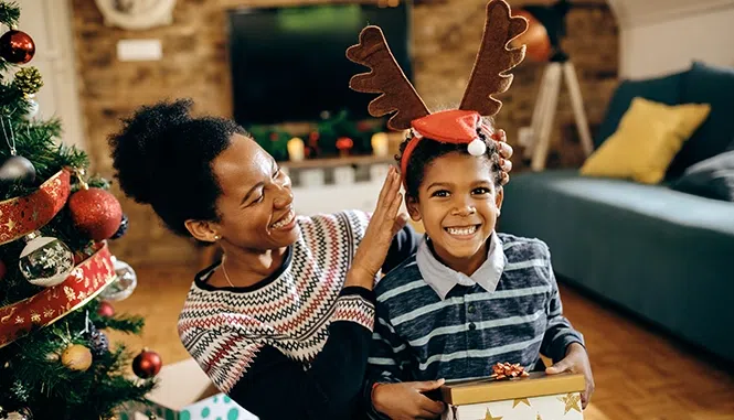 Ring the Reindeer's antlers game