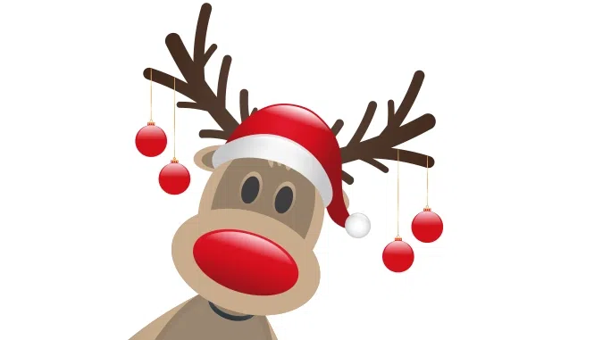 Place the nose on rudolph game