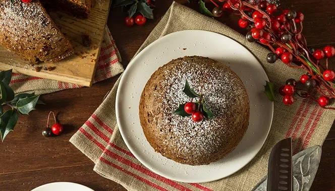 To bake cakes at home in the Christmas