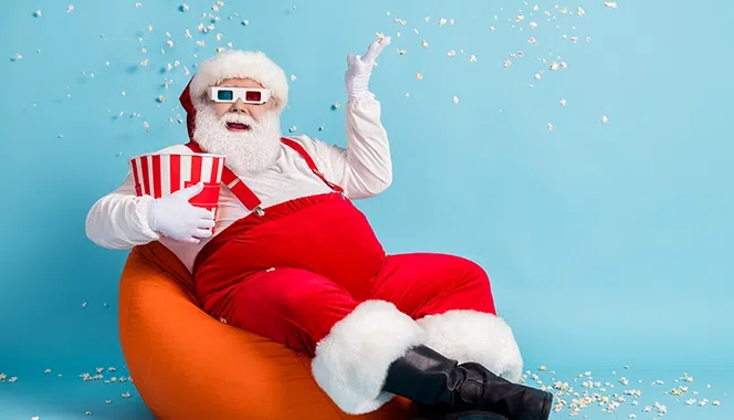 Watch a Christmas movie with family