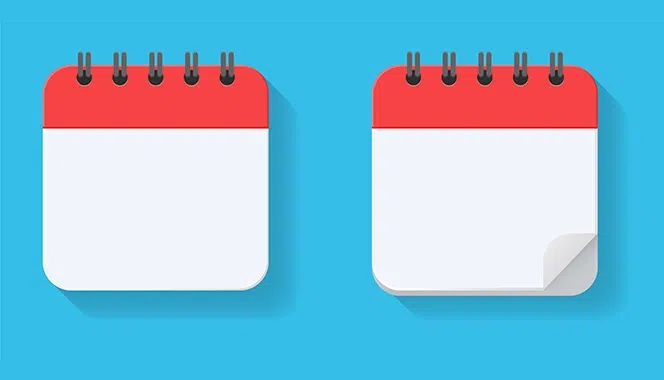 DIY of the family clicks calendar