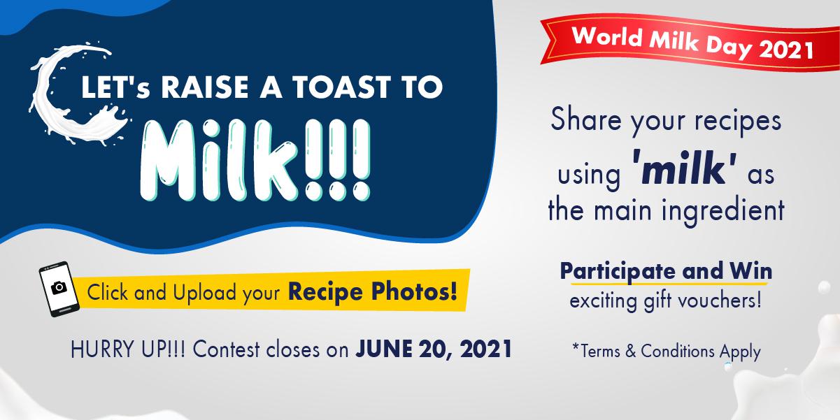 Contest Alert: Let's Raise A Toast To Milk!!! | World Milk Day 2021