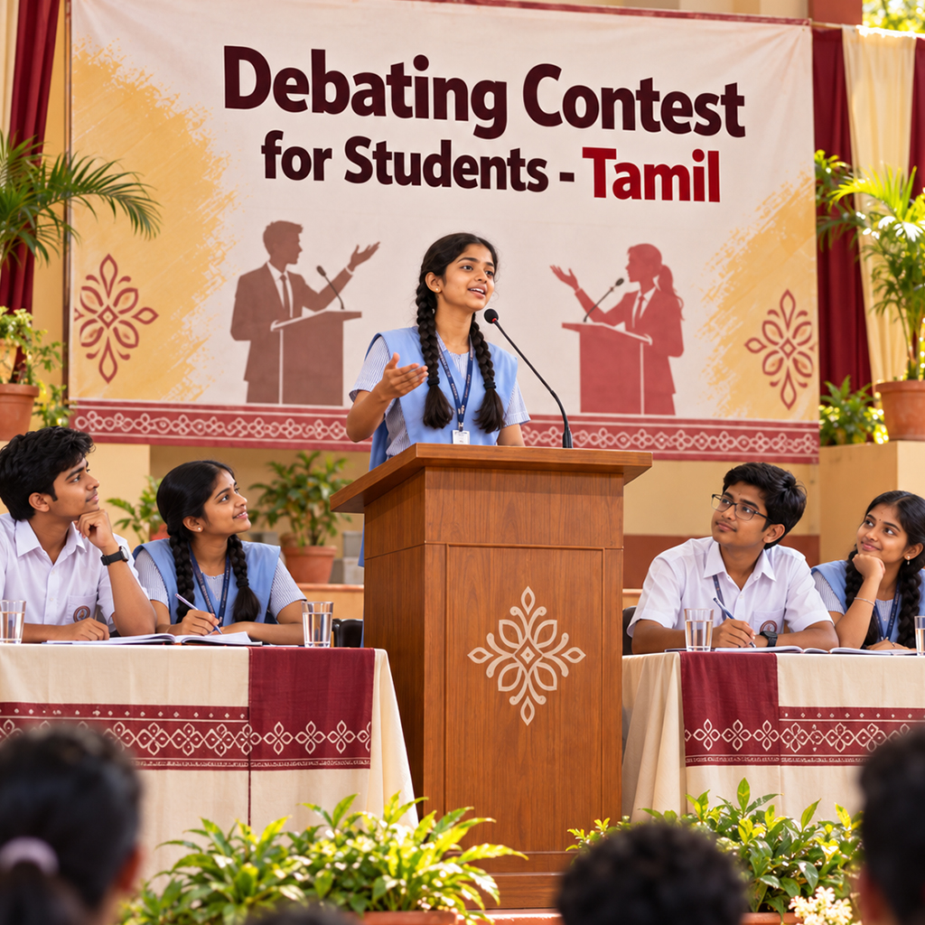Debating Contest For Students - Tamil
